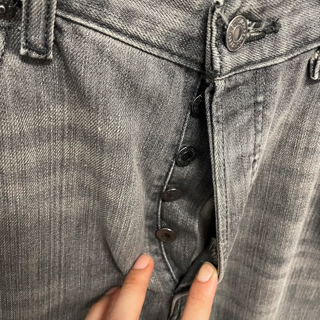 리바이스 501 빈티지 워싱 스트레이트 핏 데님 팬츠 상품이미지7