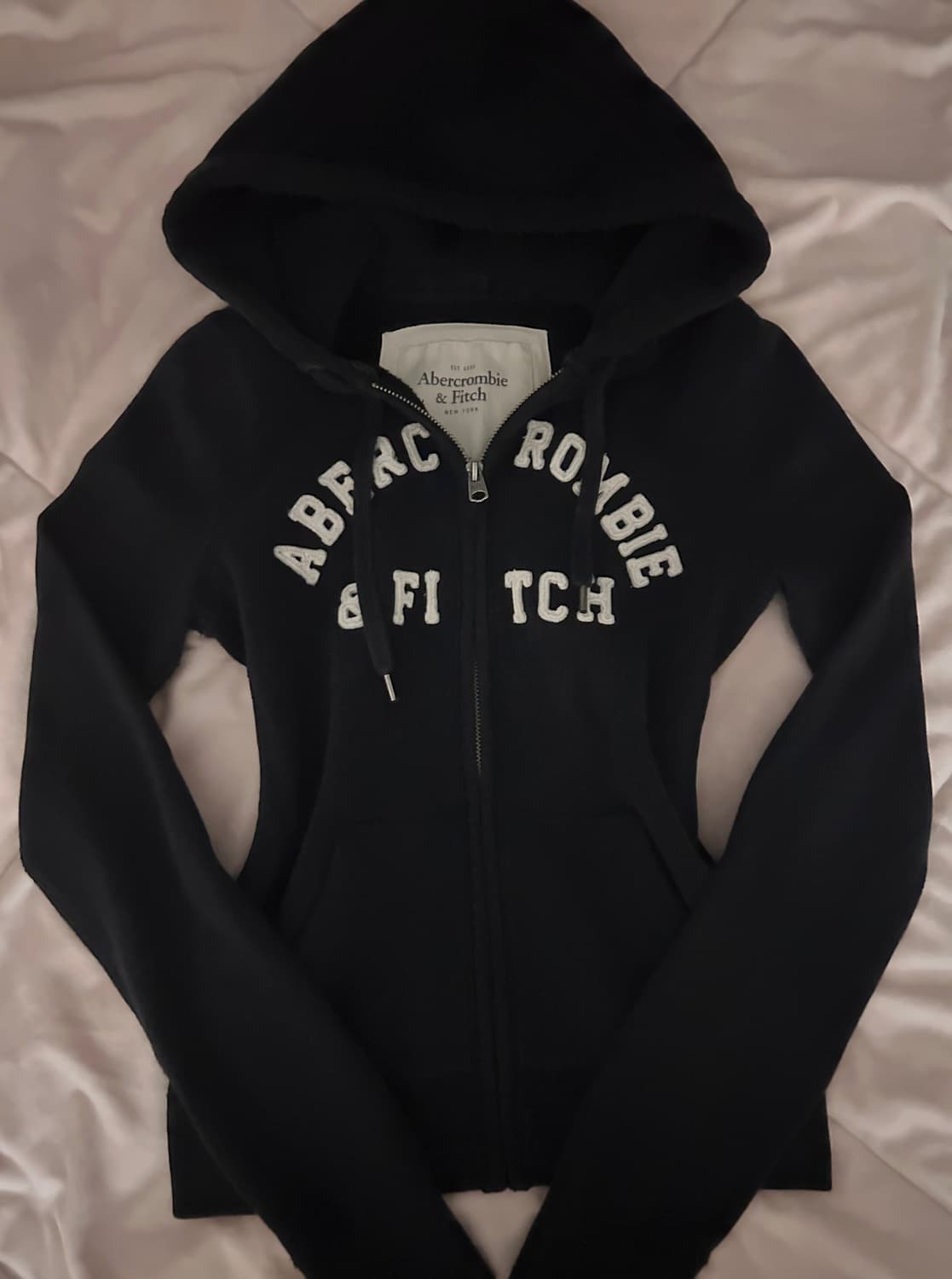 아베크롬비 슬림핏 후드집업 네이비 상품이미지1