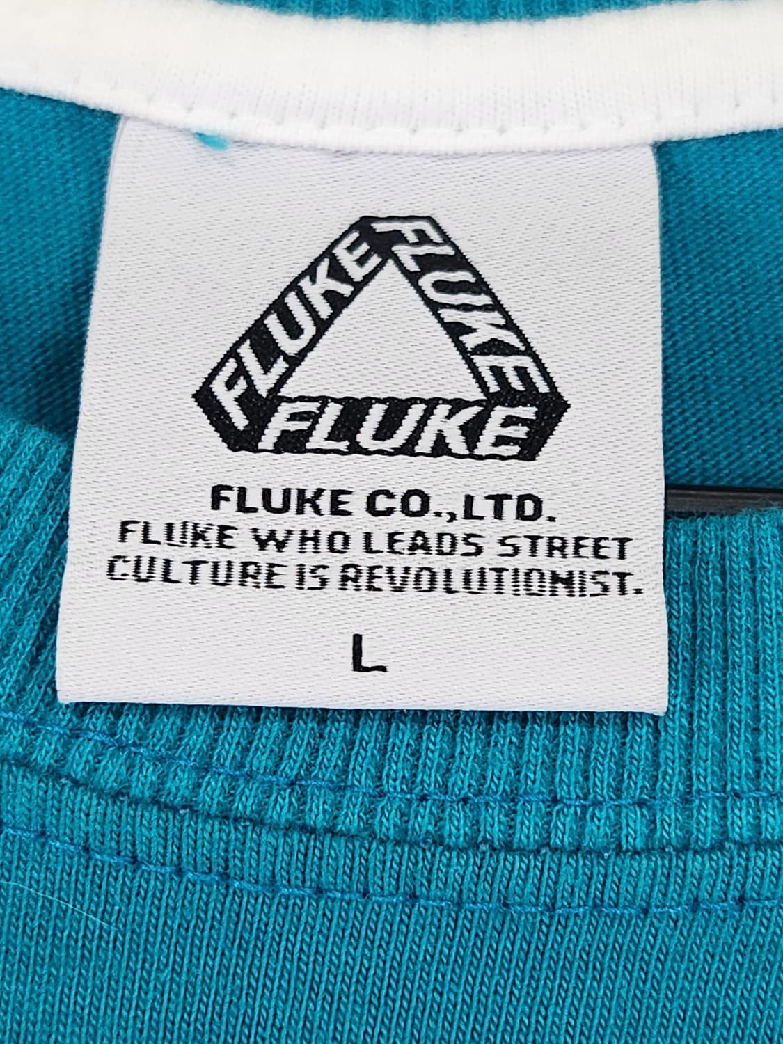 [L] FLUKE 플루크 스트릿 반팔 티셔츠 스트라이프 블루 상품이미지6