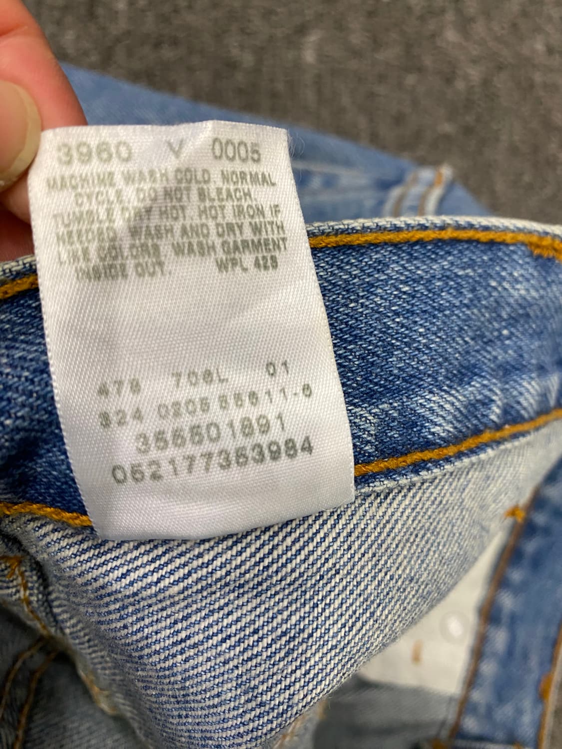 00s Levis 리바이스 550 데님 쇼츠 상품이미지4