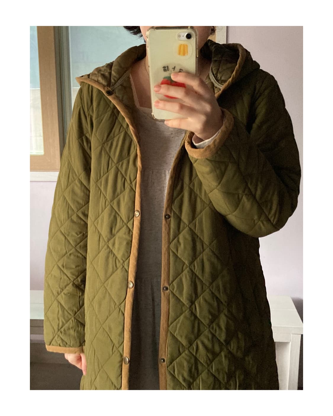 sm2 카키 퀄팅 자켓 상품이미지3