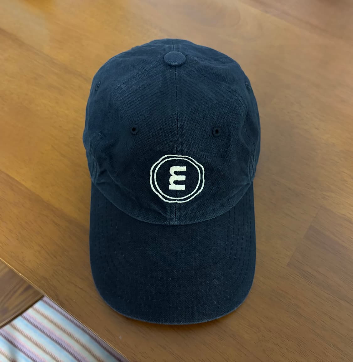 미닛뮤트 M BALL CAP 워싱블랙 볼캡 모자 상품이미지2