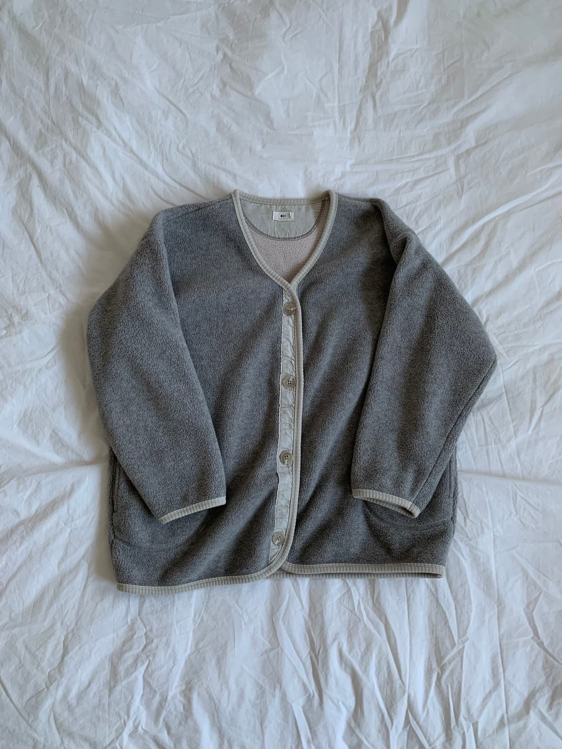 그레이 양털 점퍼 상품이미지1