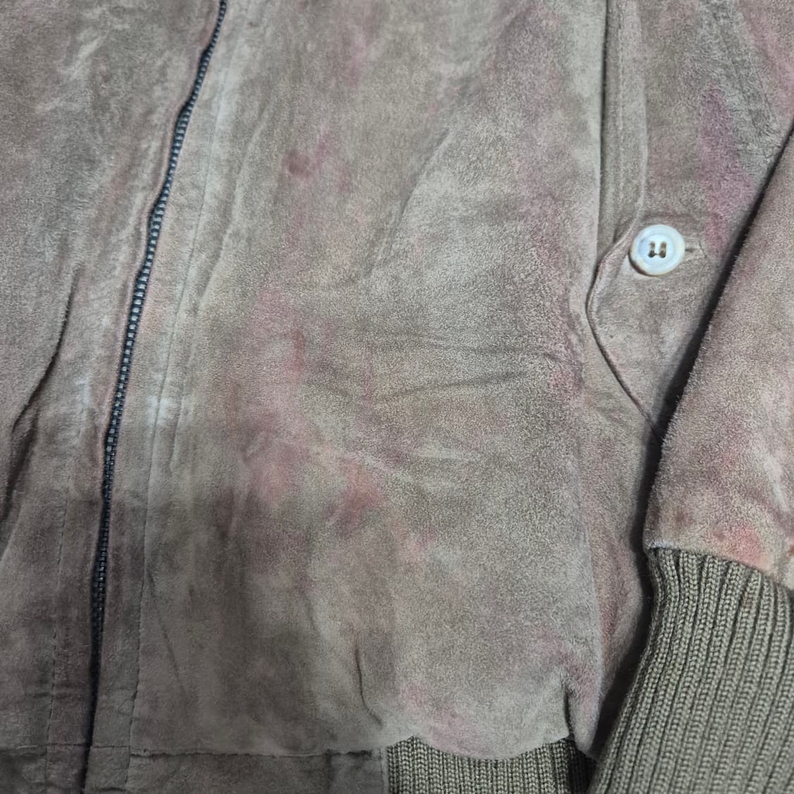 폴로 블랙워치 양가죽 스웨이드 헤링턴 자켓 상품이미지4