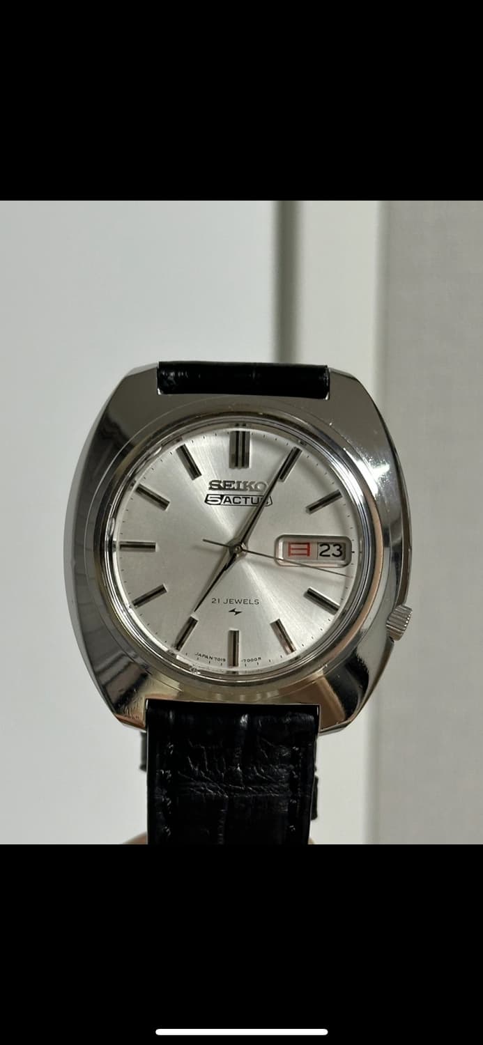 세이코 5 액터스7019-7000 빈티지 오토매틱 상품이미지2