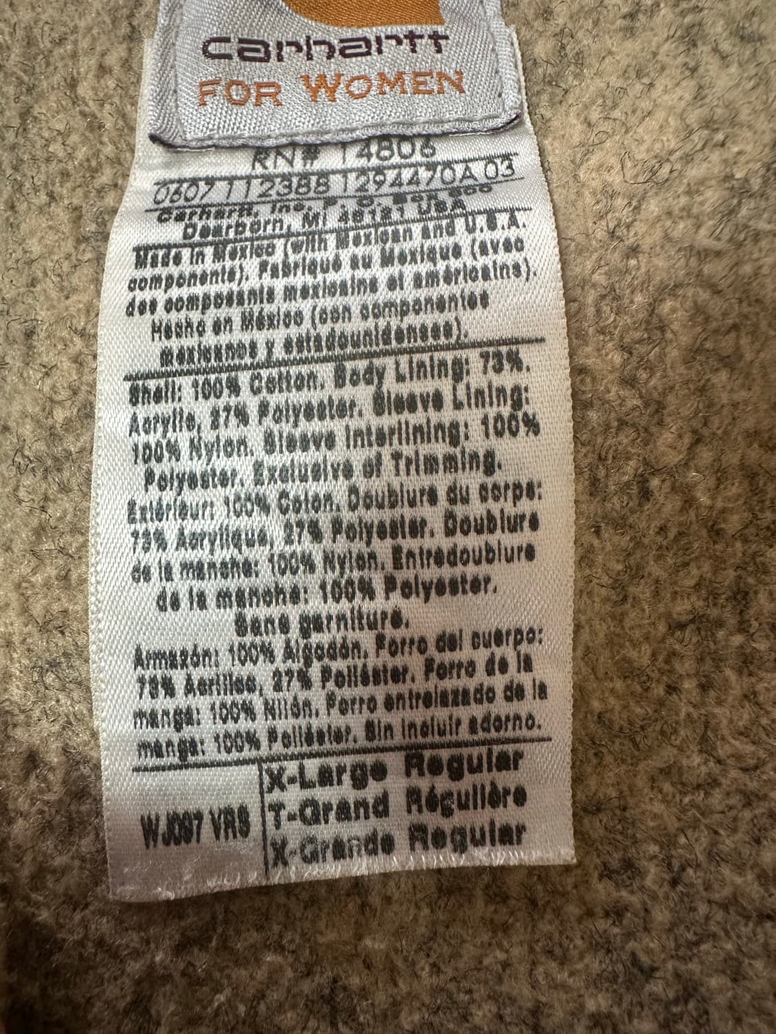 칼하트 wj097 vrs 디트로이트자켓 상품이미지4