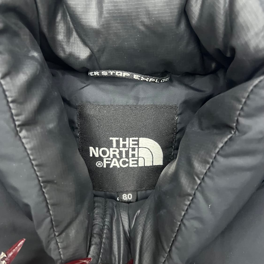 노스페이스 블랙 눕시 700 패딩 80 상품이미지2
