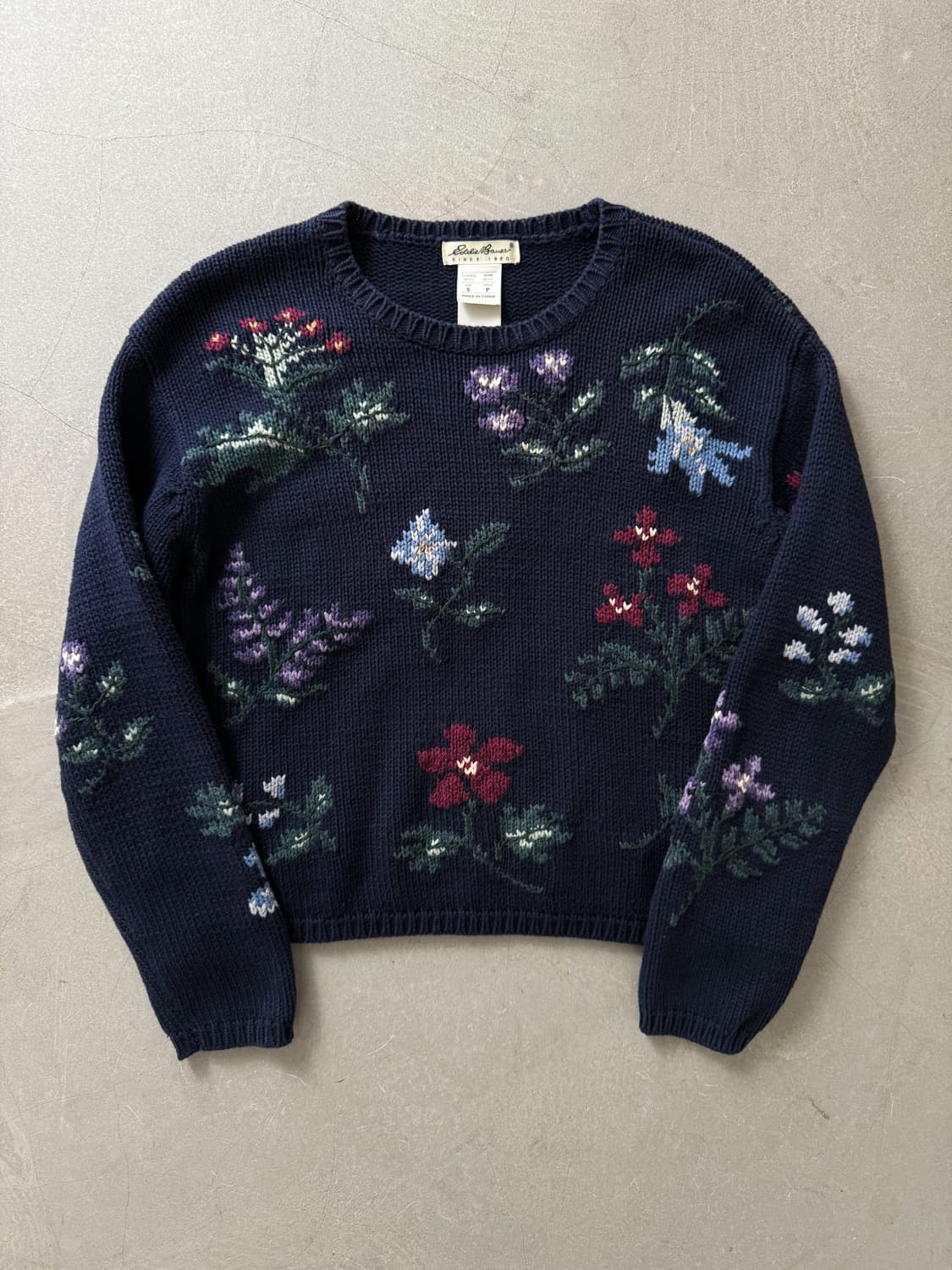 Eddie Bauer Flower Patterned Knit 상품이미지2