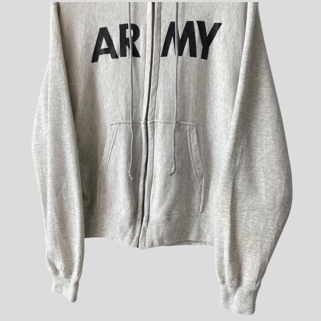 (M)미군 ARMY 스웨트 후드집업 상품이미지5
