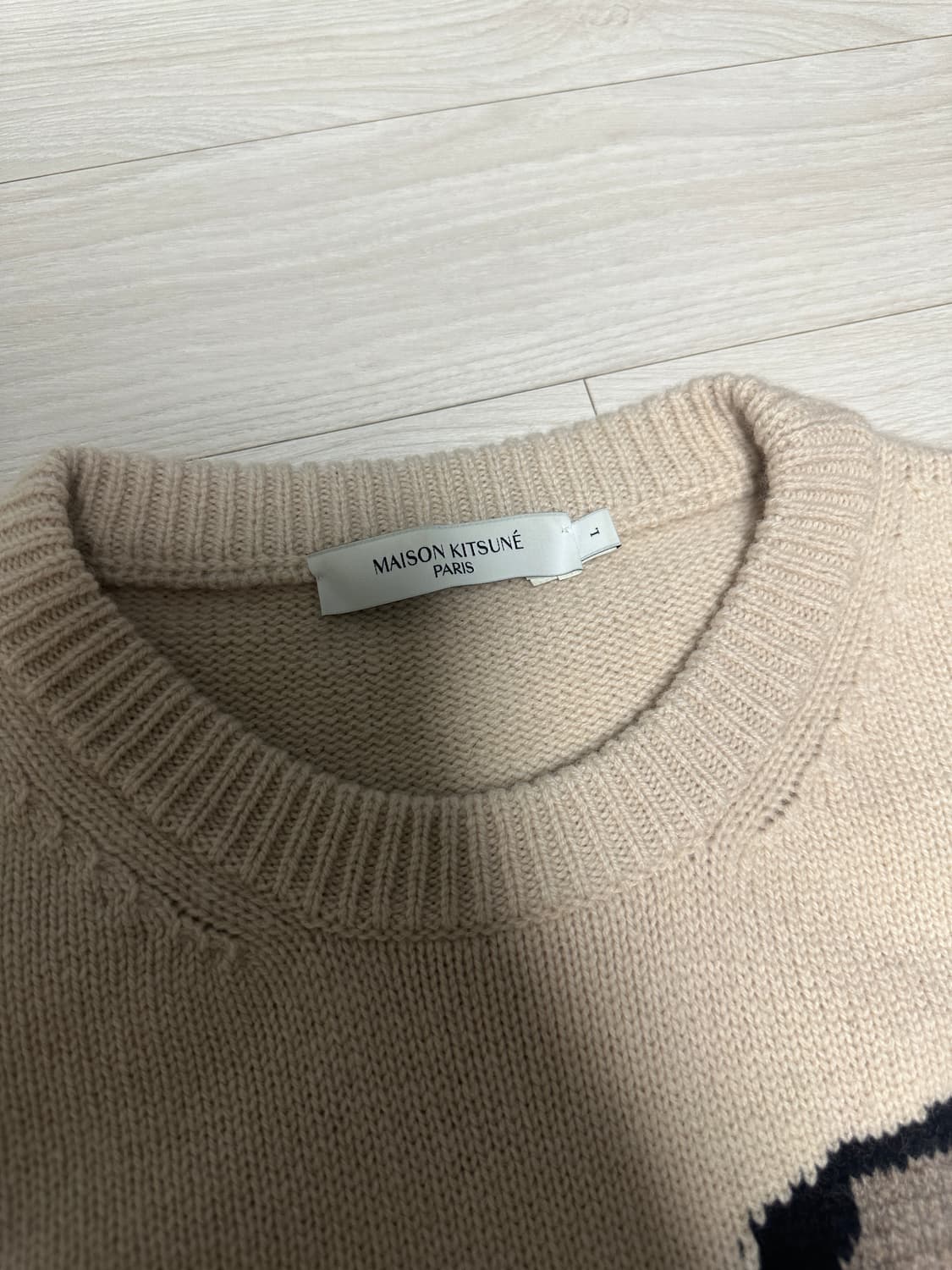메종키츠네 니트 L 상품이미지2