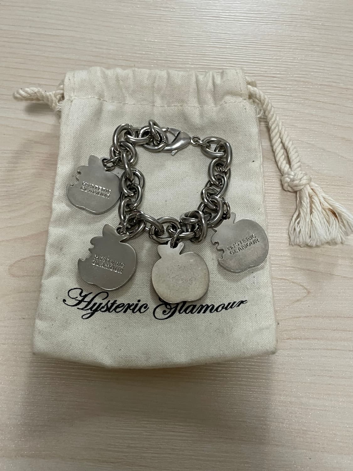 Hysteric Glamour Skull Apple Bracelet 상품이미지2
