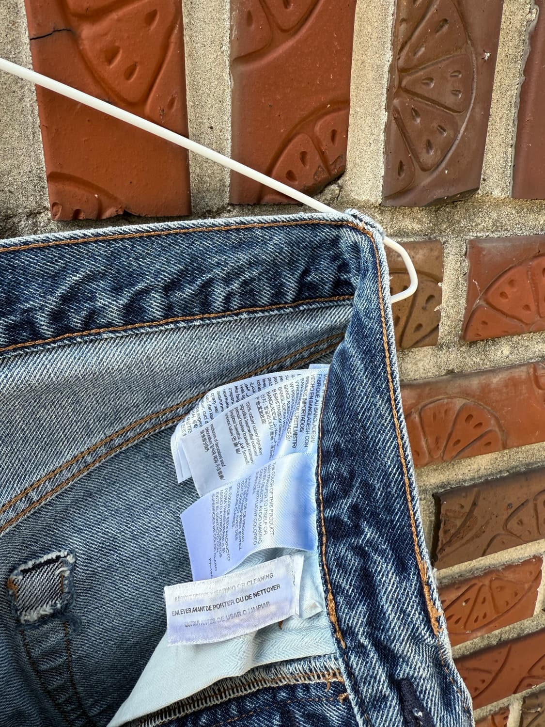 캘빈클라인 켄달제너 착용 스트레이트 데님 상품이미지3