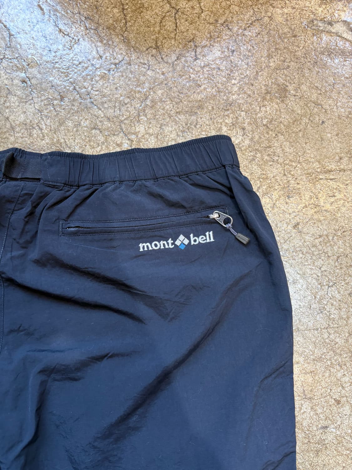 Montbell 블랙 나일론 팬츠 상품이미지5