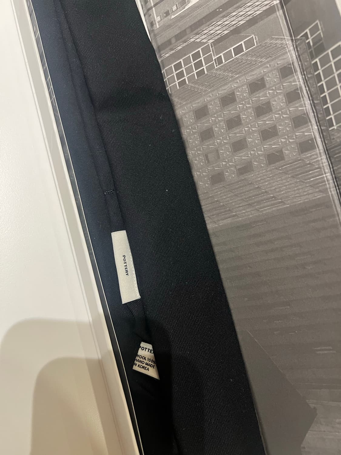 포터리 슬림 타이(넥타이) 블랙 풀패키지 상품이미지2