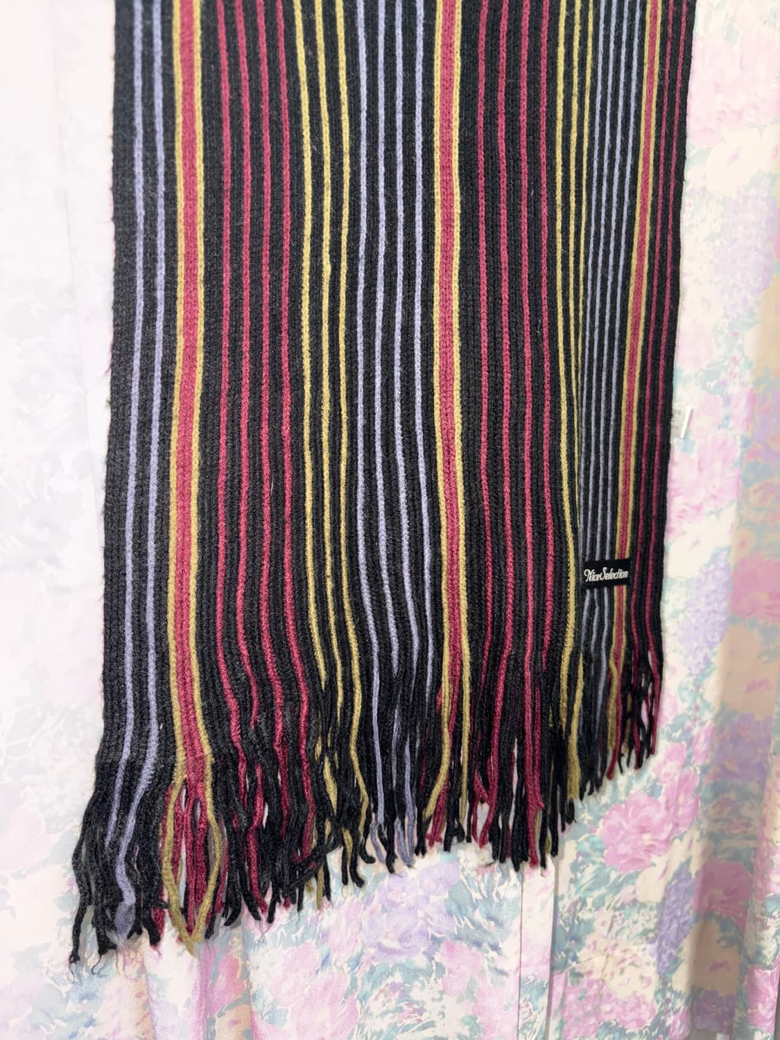 블랙 스트라이프 머플러 상품이미지7