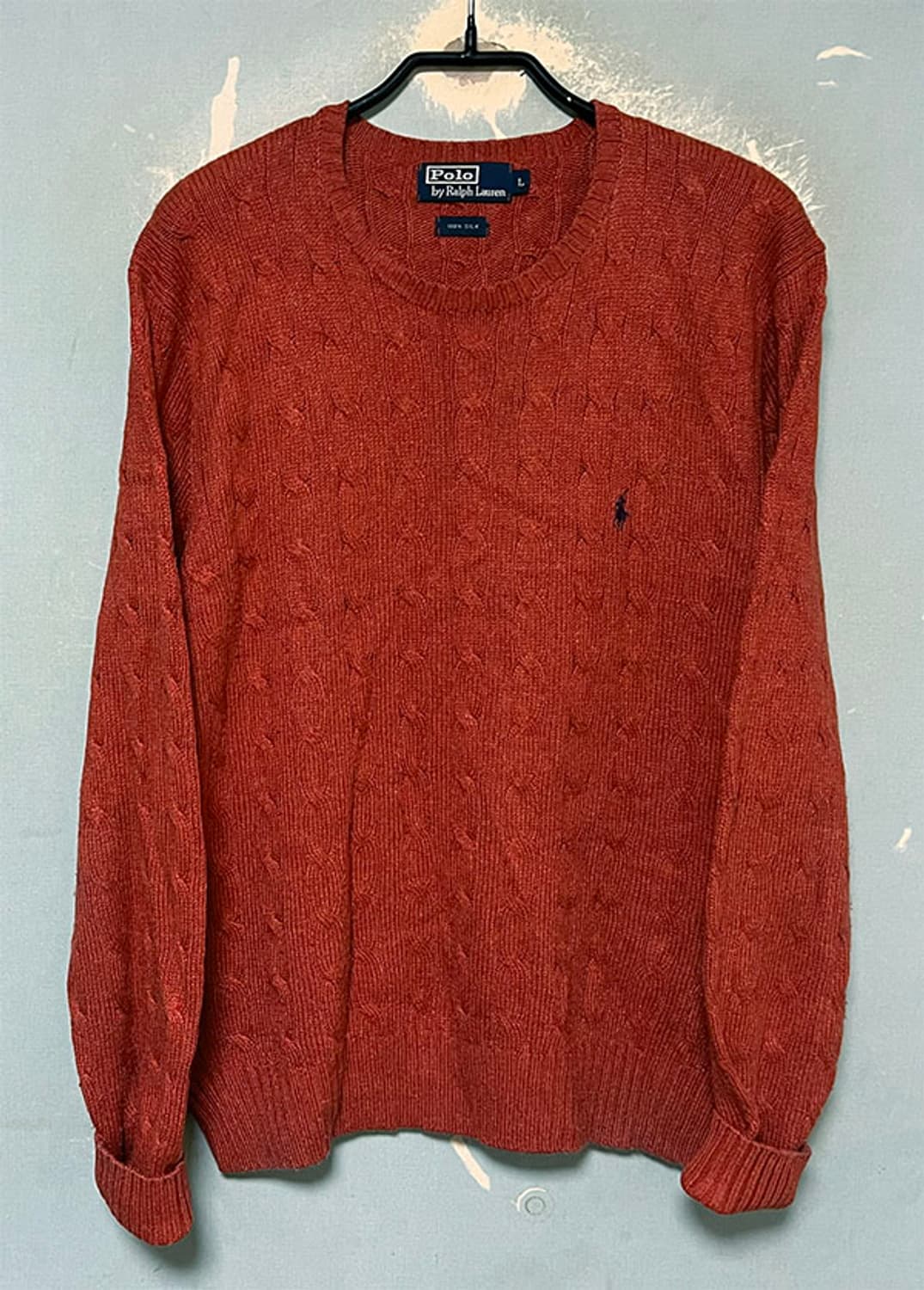 POLO 폴로 남자 꽈배기니트 케이블 실크 캐주얼 XL 105 상품이미지1