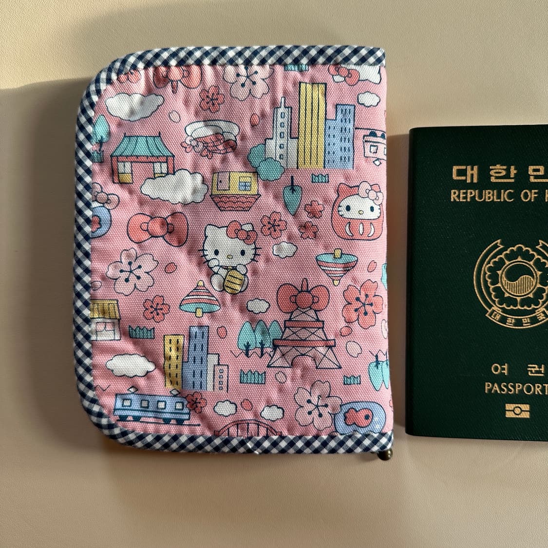 키티 여권파우치 / 여권지갑 / 핸드메이드 상품이미지7