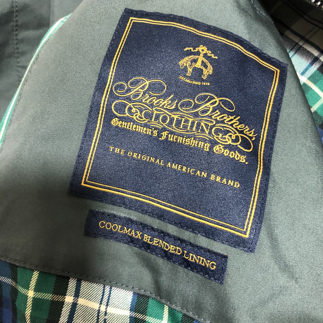 브룩스브라더스 헤링턴 봄버 자켓 L 상품이미지8