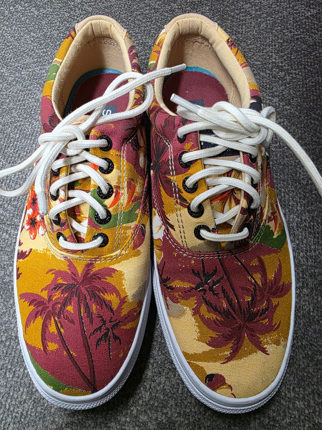 [260] 스페리 탑사이더 야자수 패턴 캔버스화 스니커즈 상품이미지2