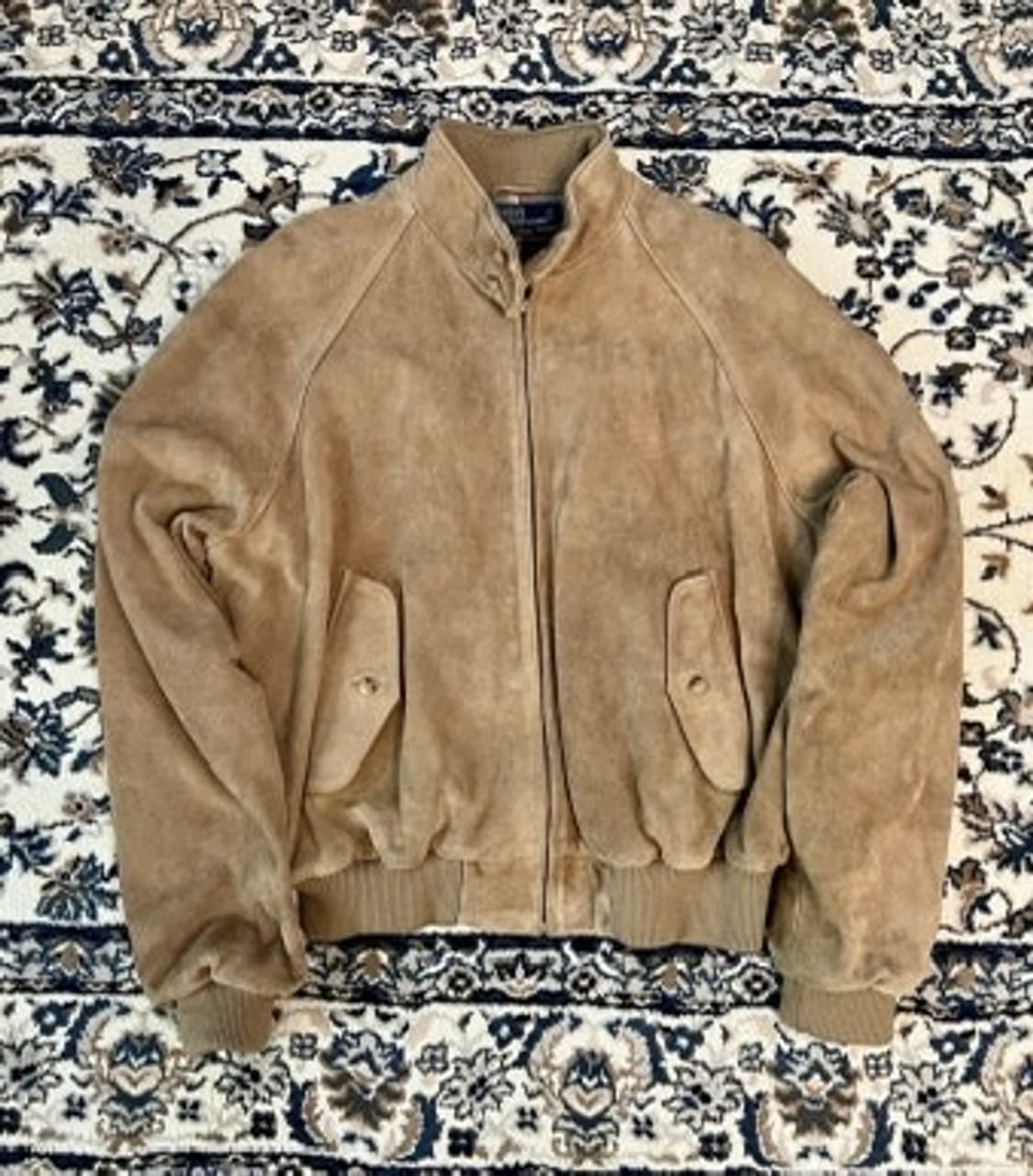 (구매) L - 폴로 스웨이드 헤링턴 바라쿠다 자켓 상품이미지1