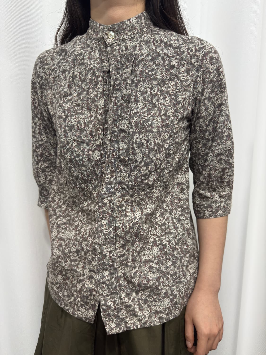 beams boy flower shirt 상품이미지2