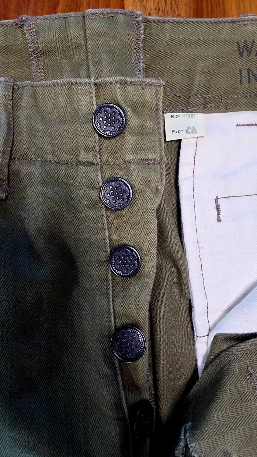 [초레어] RRL 헤링본 오피서치노 전기모델 - 30/30 신품급민트 상품이미지4