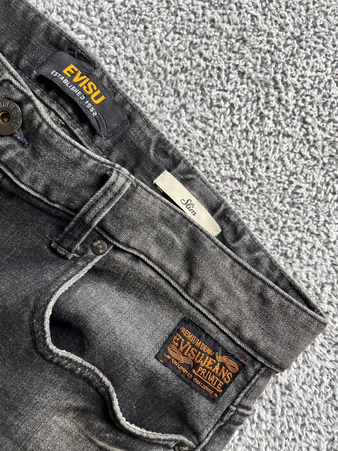 Evisu . 에비수 "narrow wings" no.5 데님팬츠 상품이미지6