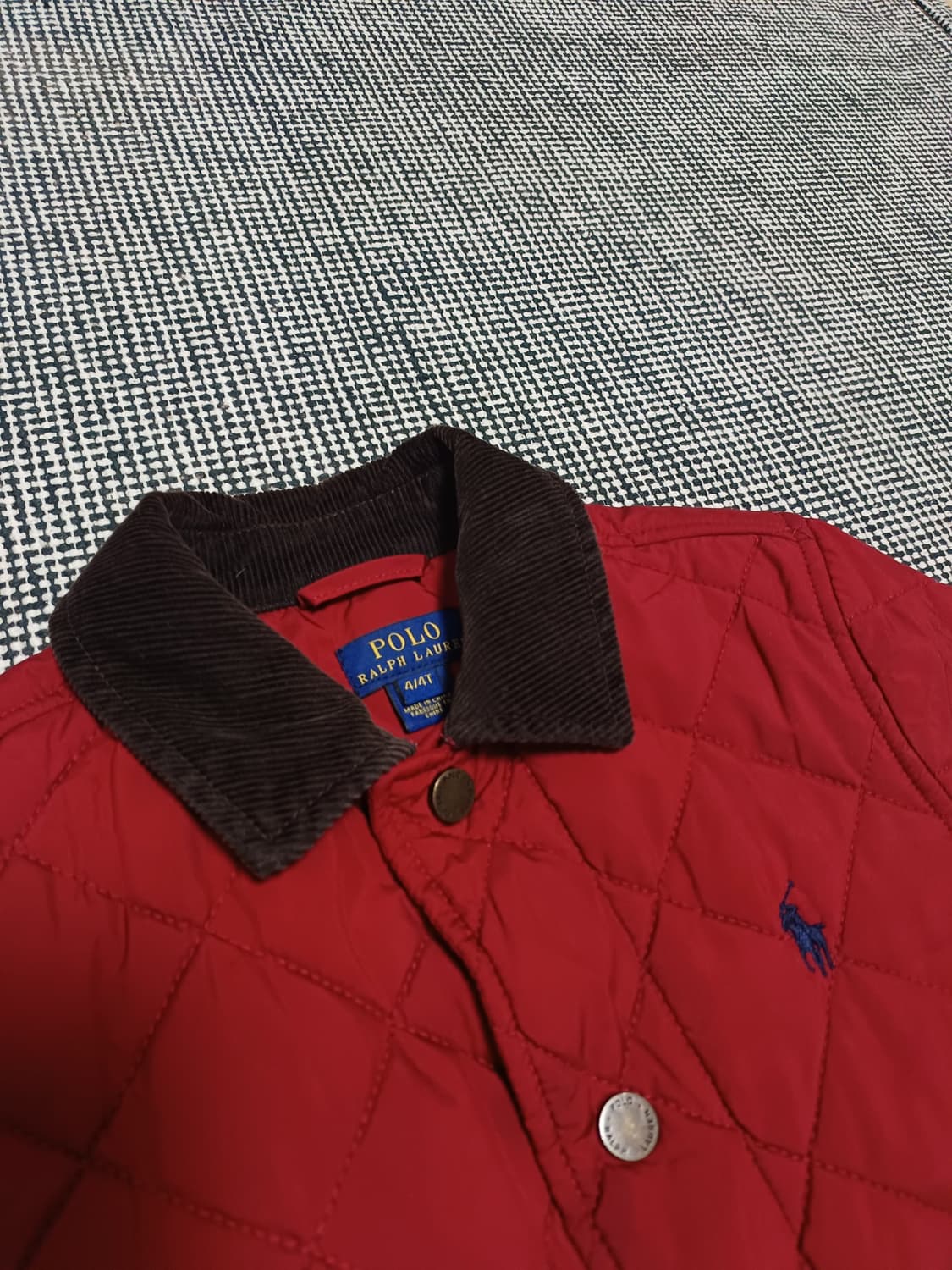 폴로 랄프로렌 키즈 퀼팅 자켓 (4/4T) 상품이미지3