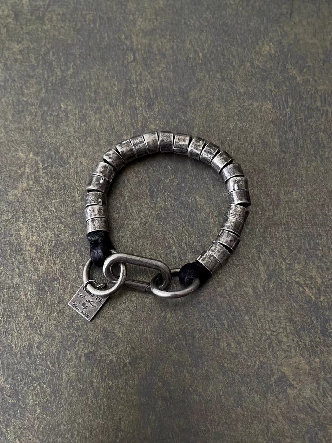 Oceanora 다크 고딕 핸드메이드 925 실버 헤비 팔찌 상품이미지4