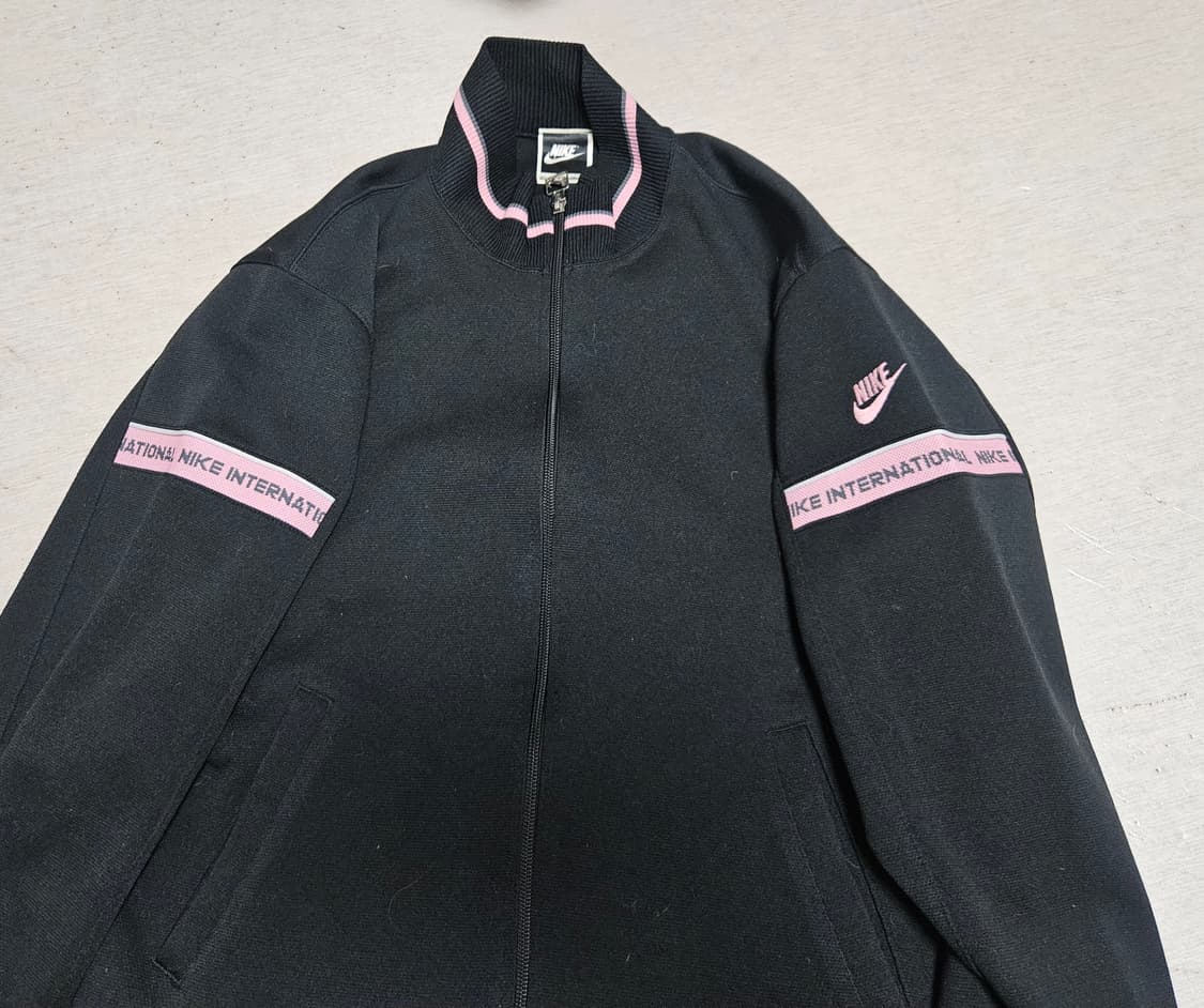 일본 빈티지 나이키 집업 져지/블랙 핑크 상품이미지3