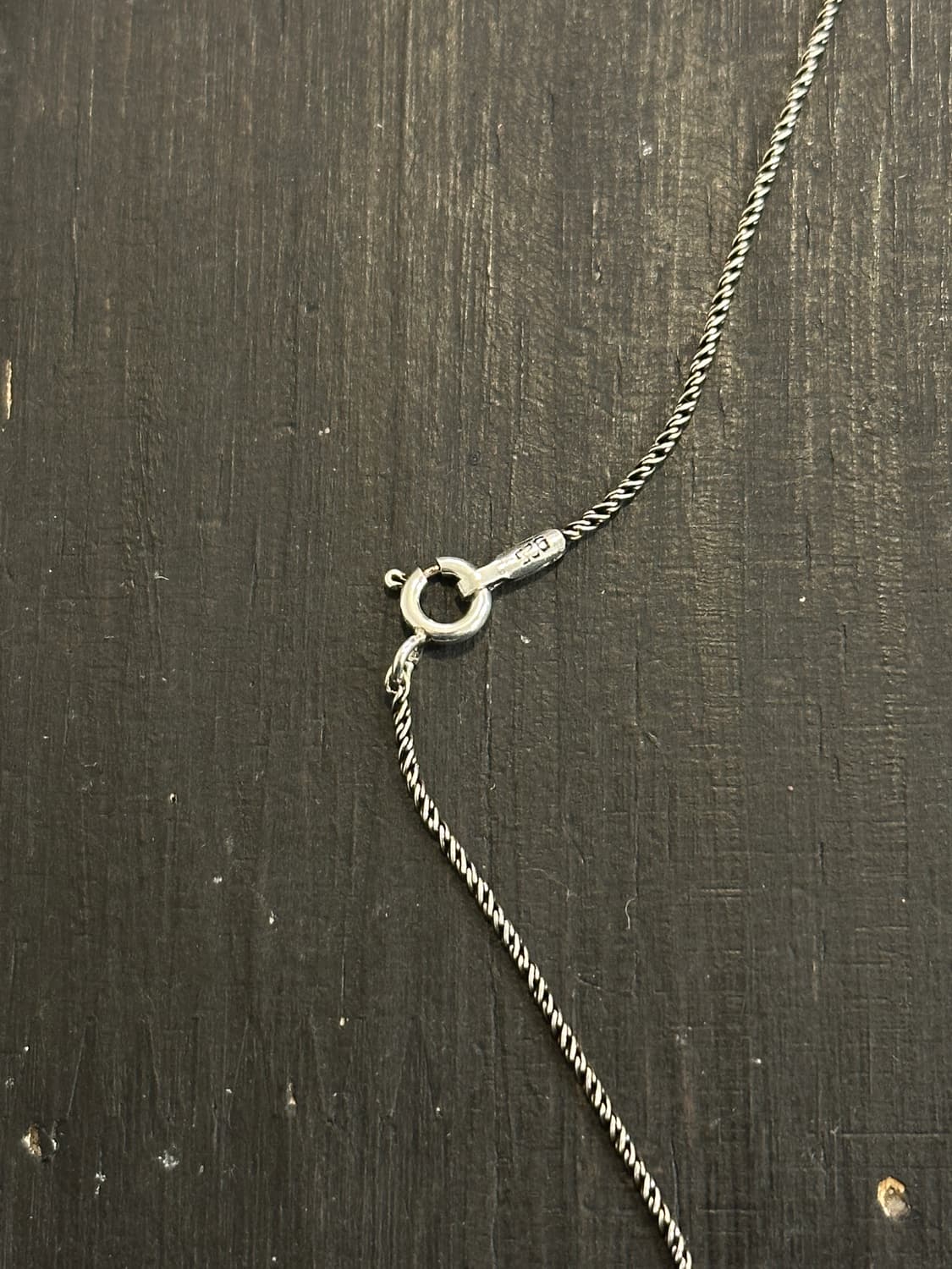 Musta karensilver mix necklace 상품이미지3