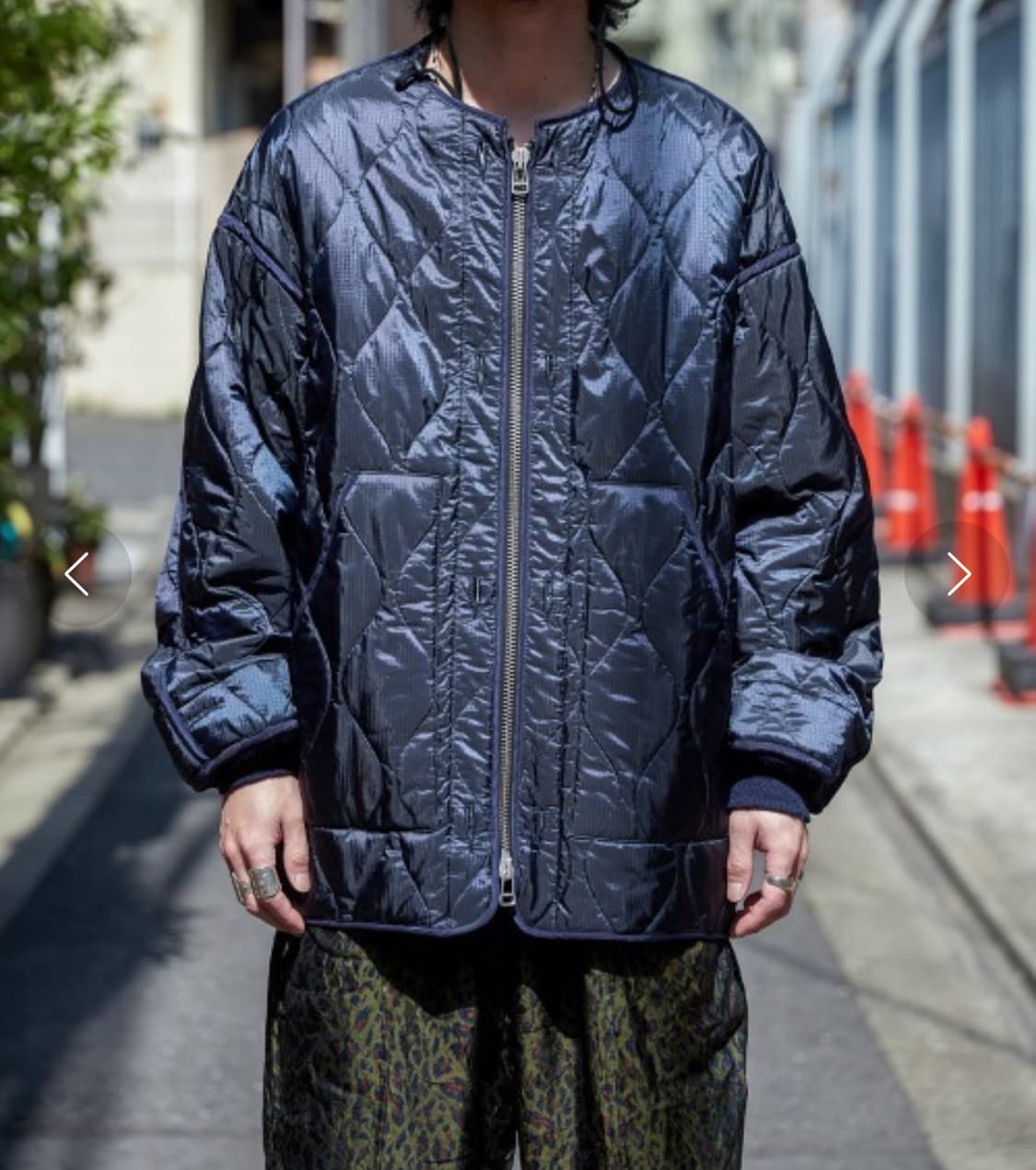 marka wool linen back satin mods parka 상품이미지3