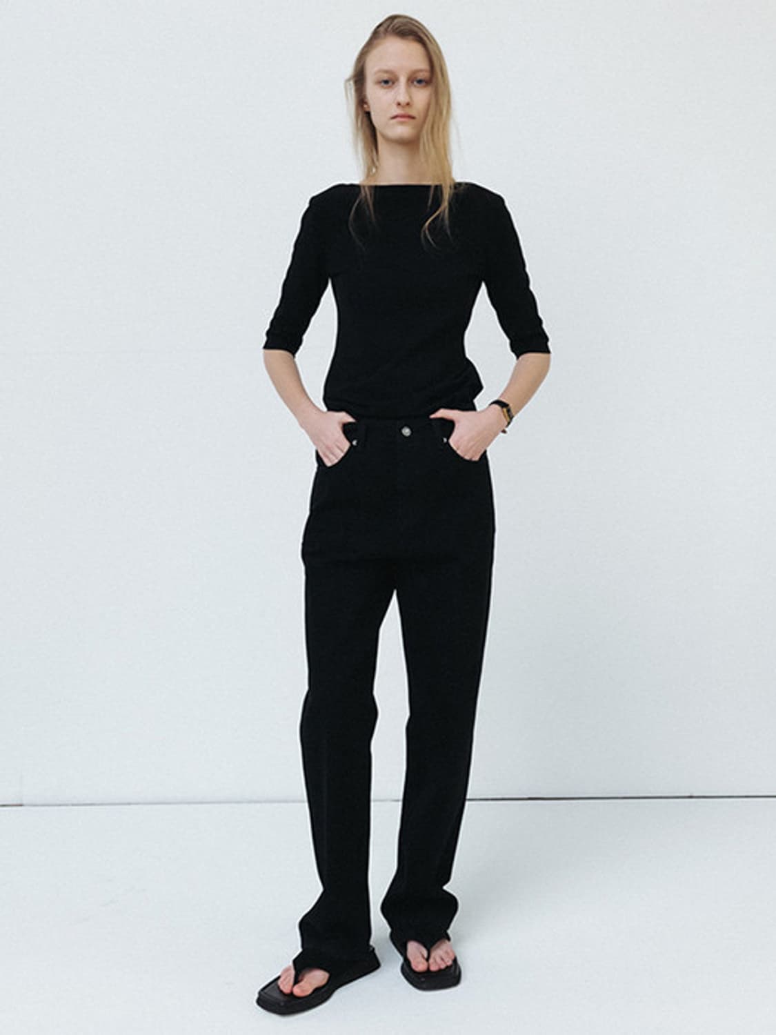 르셉템버 에센셜 데님 팬츠 상품이미지3