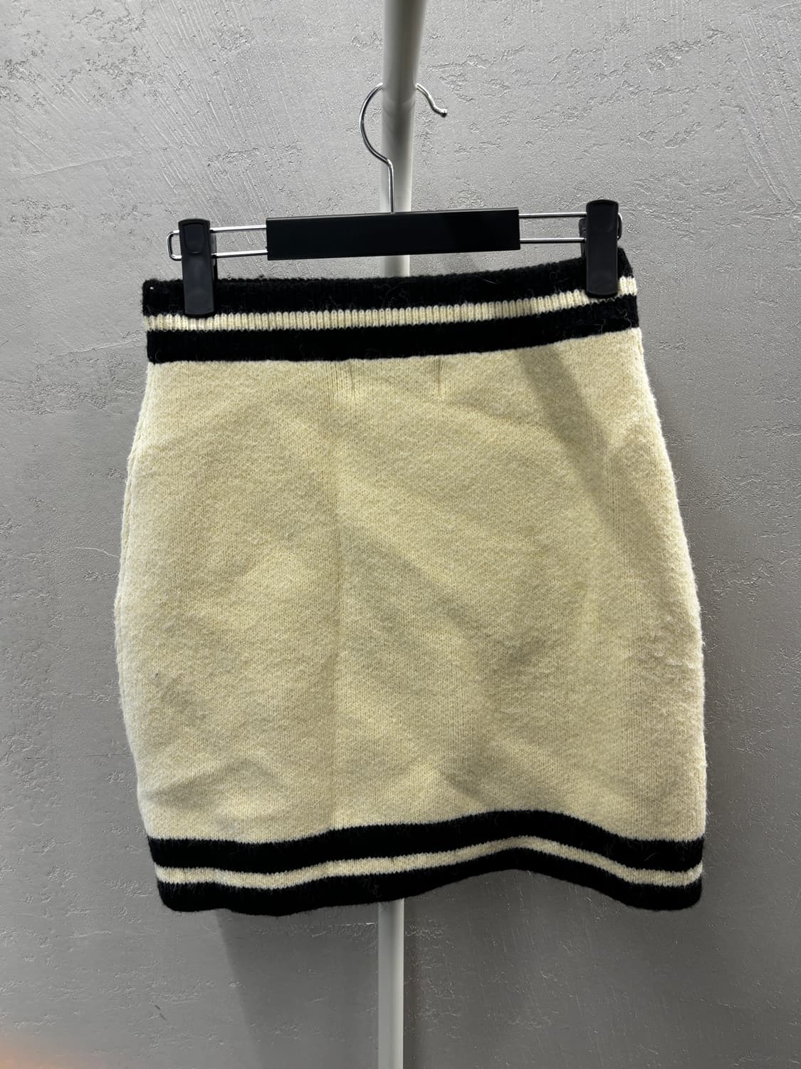 아틀리에 나인 아이보리 니트 미니스커트 F 상품이미지7