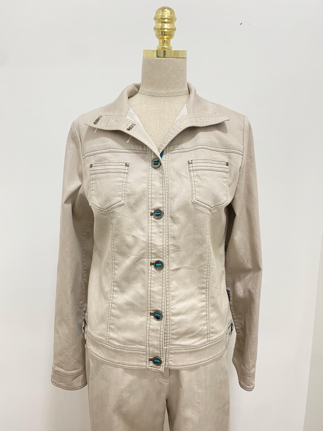 Lanvin Sport 투포켓 베이지 자켓 상품이미지1