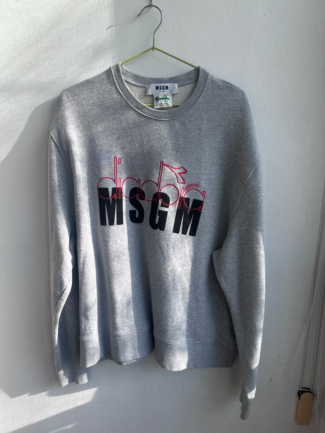 Msgm 디아도라 콜라보 스웻 사이즈 L 상품이미지1