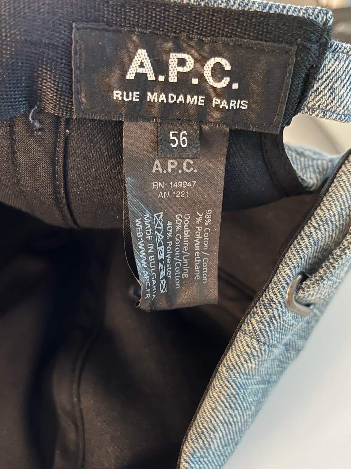 apc 아페쎄 모자 볼캡 상품이미지3