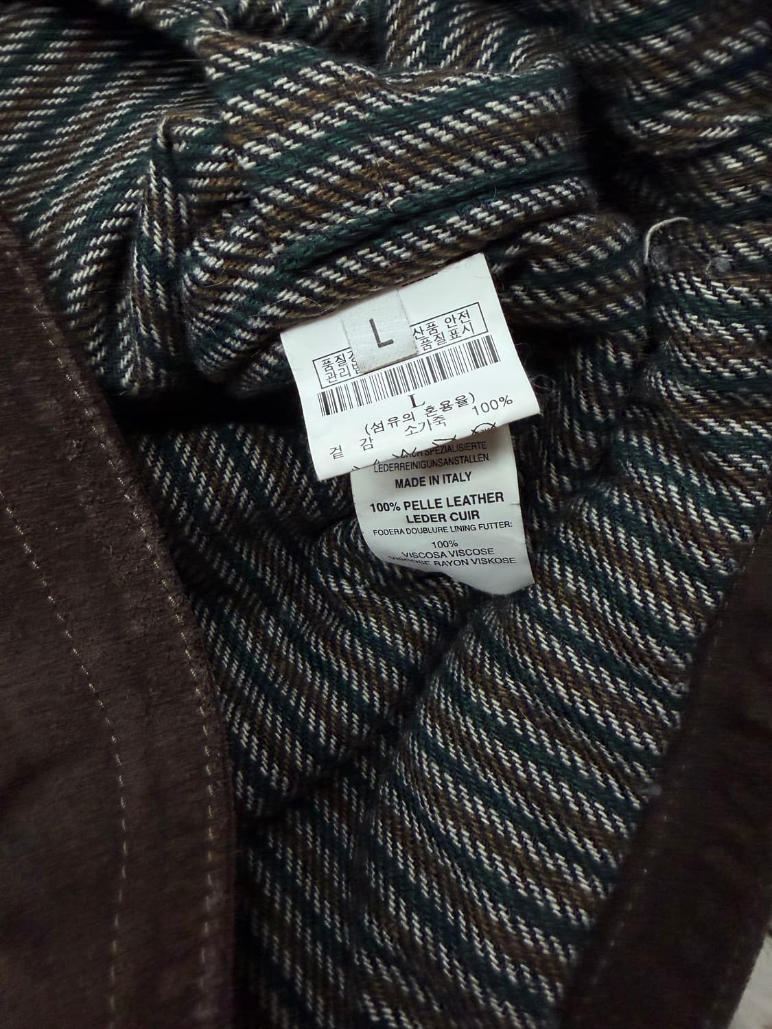 L/ 몬테도로 스웨이드 카우레더 자켓 상품이미지9