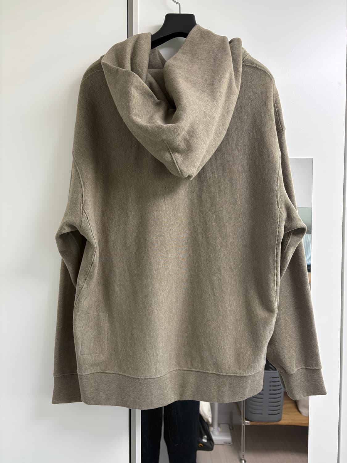 카키스 헤더 스톡 후드 세이지 2사이즈 상품이미지2