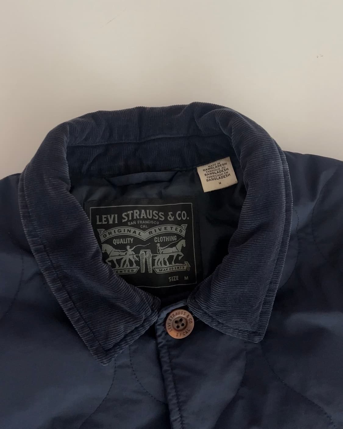 리바이스 퀼팅 자켓 M 상품이미지3