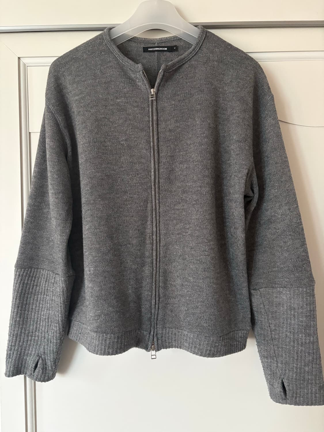 해칭룸 레이어가디건 그레이 L사이즈 상품이미지2