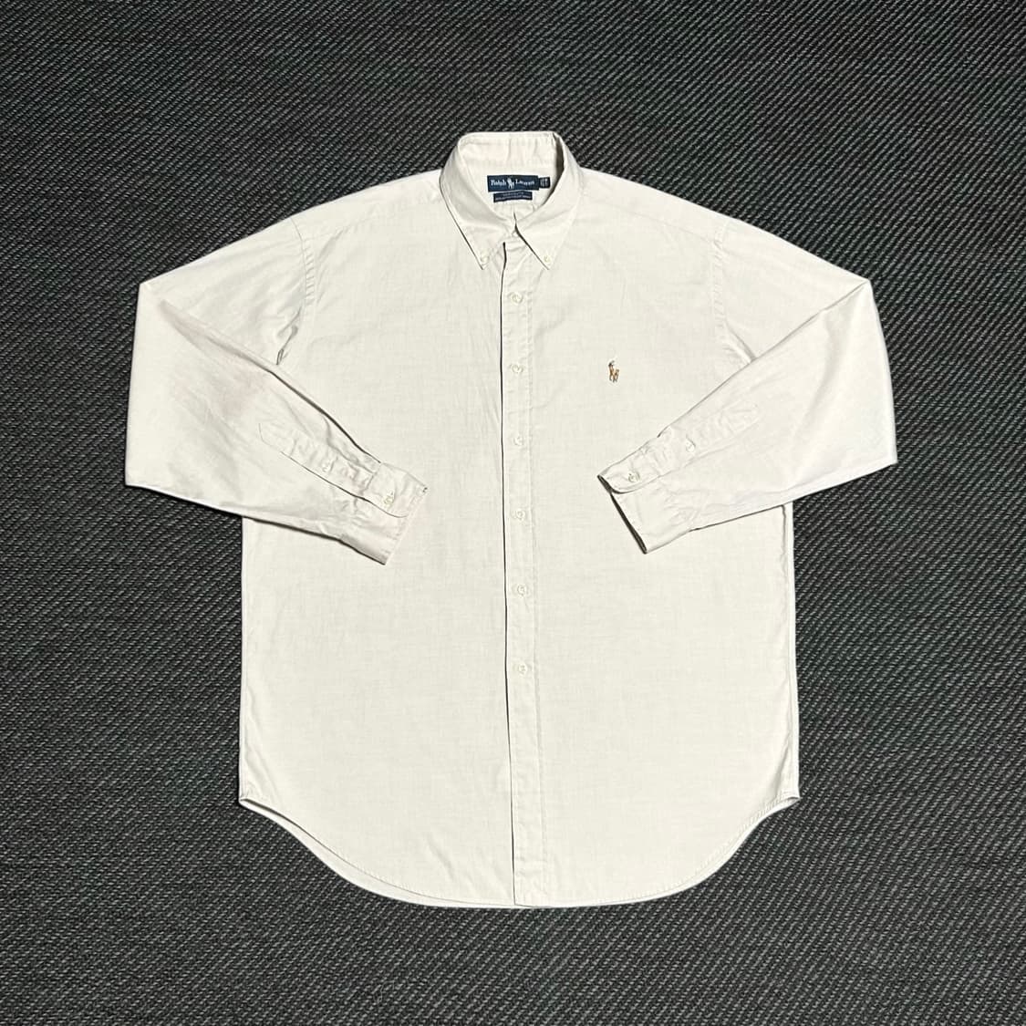 [XXL] Polo 폴로 랄프로렌 살구색 코튼 옥스퍼드 셔츠 상품이미지1