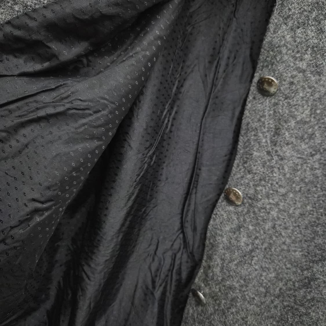 울리치 회색 모직 숏코트 남녀공용 M 상품이미지4