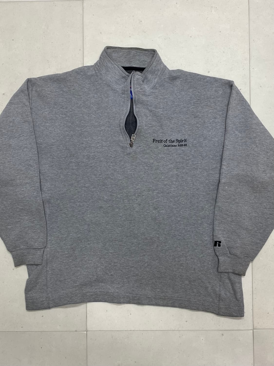 러셀 쿼터집업 반집업 상품이미지1