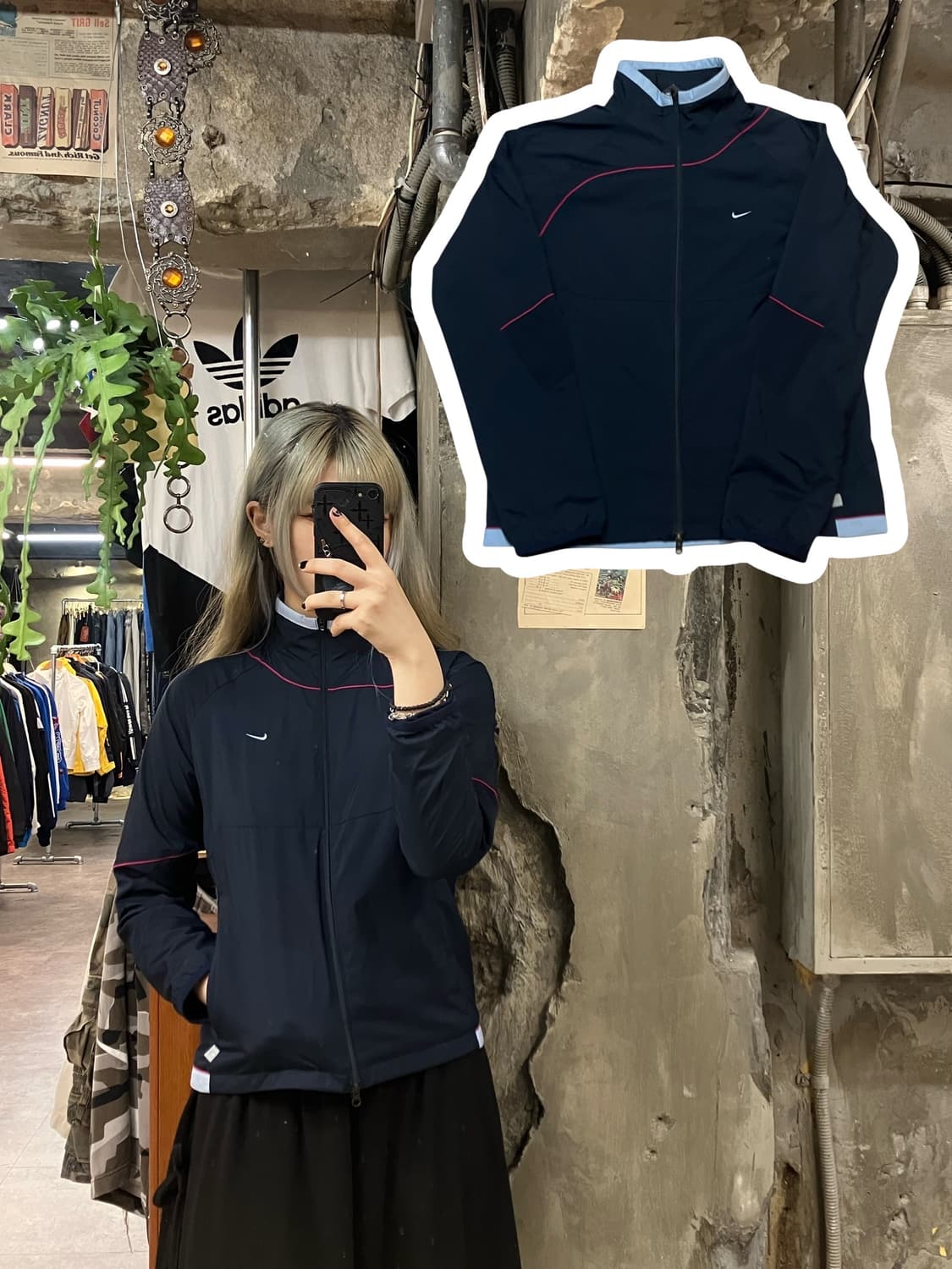 나이키 바람막이 블랙 S  #csz832 상품이미지1