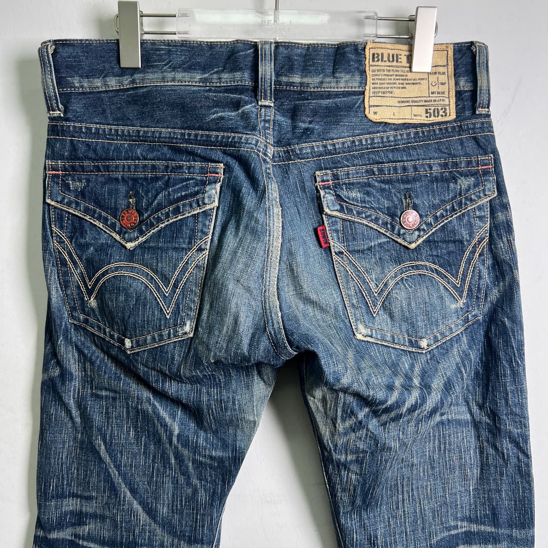 Edwin 에드윈 503 블루트립 부츠컷 데님 팬츠 32 상품이미지5