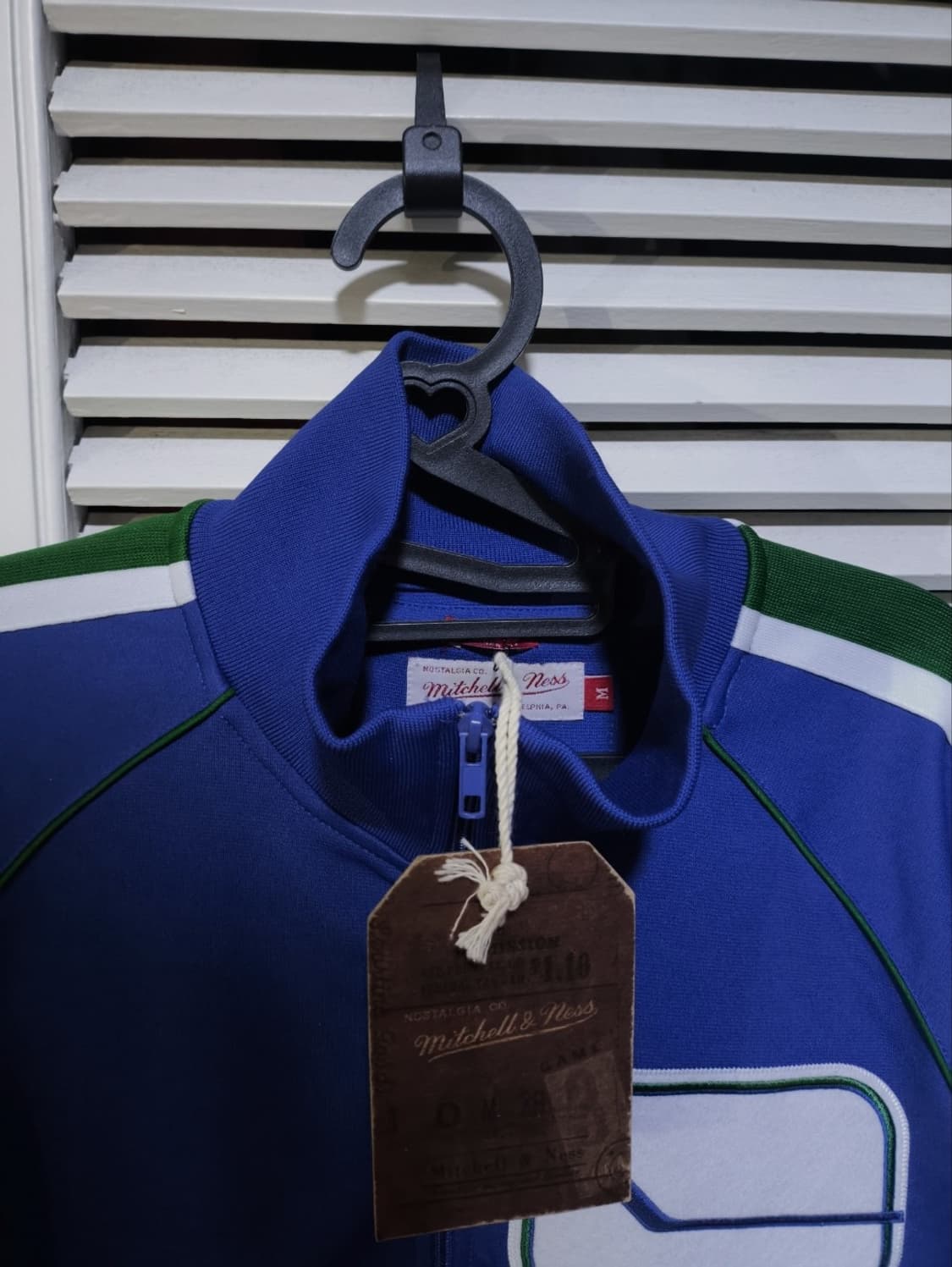 새거 M 미첼앤네스 밴쿠버커넉스 져지 집업 상품이미지2