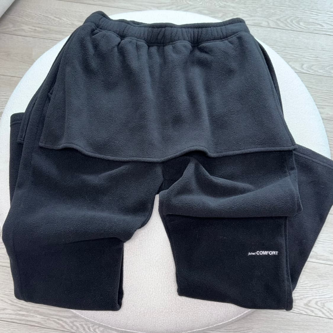 지초이 컴포트 24-006 플리스 슬림 레이어드 팬츠(30cm ver.) 상품이미지1