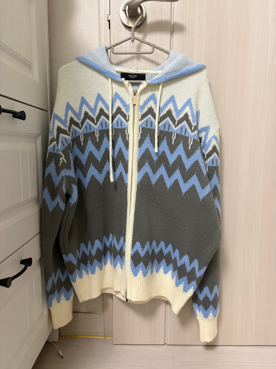 노르딕 니트 집업  상품이미지1