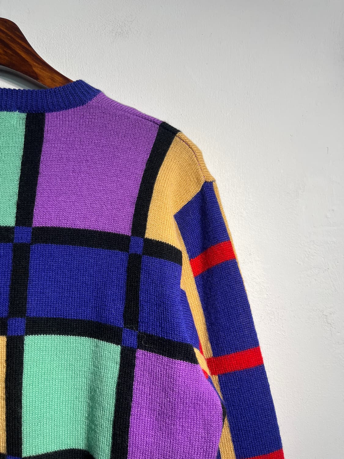 Wool 100% 멀티컬러 니트 울100 상품이미지9